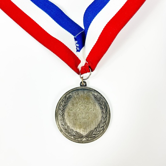 1994 United States Swimming Medal 2nd Place Women’s 200 Back - Picture 2 of 6